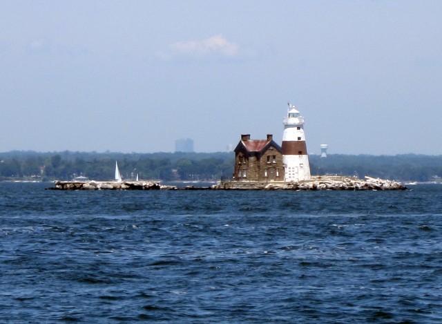 Leuchtturminsel im Long Island Sound -  nicht der schlechteste Platz zum Wohnen
