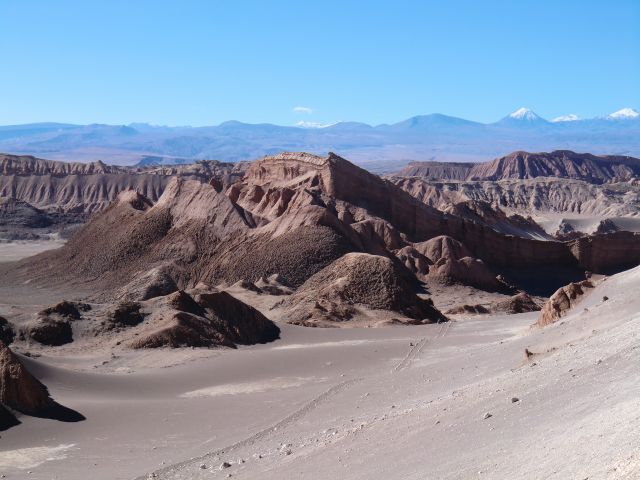 Valle de Luna ohne Mondschein