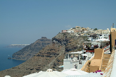 Thira-der Ausblick ist phantastisch