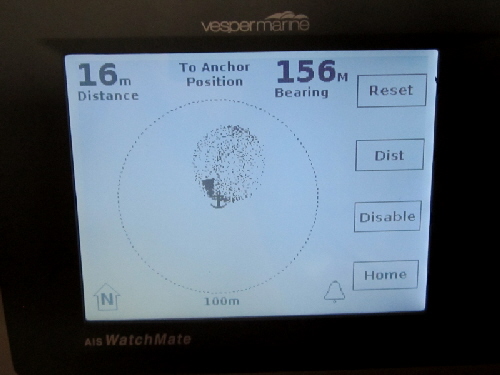 Fallben, seltsame Strmungen, klopfende Plastikmooringtonne (gelb mit blauem Streifen!)