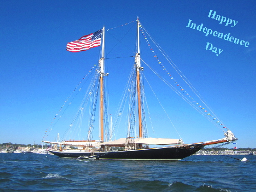 Nachbau der COLUMBIA (1923) . Mit 43m war sie der einzige Schoner, der der berhmten kanadischen BLUENOSE beim Schonerrennen zwischen den USA und Kanada vor Halifax Paroli bot. Das Rennen war damals beinahe so wichtig wie der Americas Cup. Jedenfalls an der Ostkste der Staaten. 