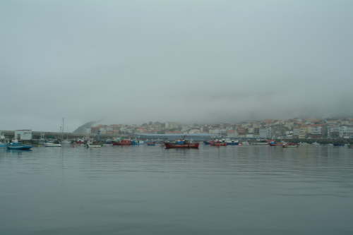 10.08. Finisterre, kaum zu sehen.