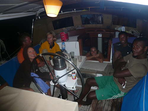 13.05. Abend an Bord der SCORPIO V