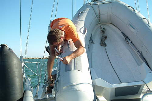 15.09. Das Schlauchboot