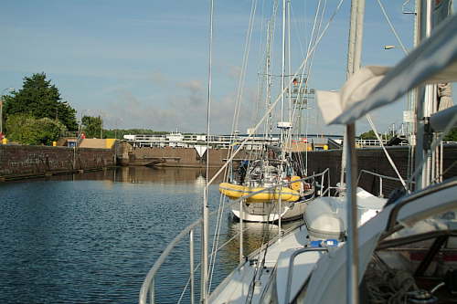 16.07. Einfahrt in den NOK