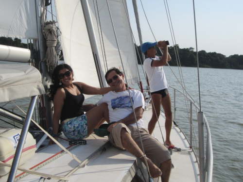 17.11.Segeln mit Afranio, Ana Paula und Roberto