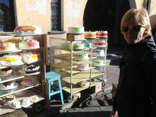 27.7.Lecker Sahnetorte in der prallen Sonne