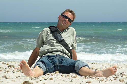 08.04. Pause am Strand