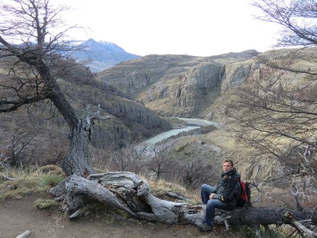 noch nicht mde, wir bewundern die Landschaft